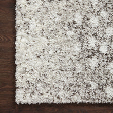 Cargar imagen en el visor de la galería, Bliss Shag Collection BLS-01 Grey / White