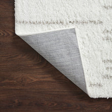 Cargar imagen en el visor de la galería, Bliss Shag Collection BLS-02 White / Grey
