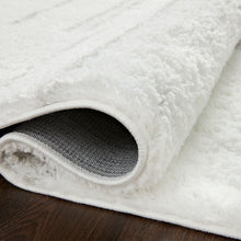 Cargar imagen en el visor de la galería, Bliss Shag Collection BLS-02 White / Grey