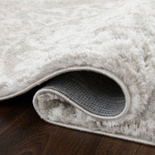 Cargar imagen en el visor de la galería, Bliss Shag Collection BLS-05 Grey / White