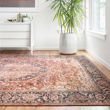 Cargar imagen en el visor de la galería, Layla Collection LAY-08 Red / Navy