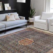 Cargar imagen en el visor de la galería, Layla Collection LAY-09 Cobalt Blue / Spice