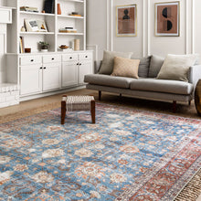 Cargar imagen en el visor de la galería, Loren Collection LQ-01 Blue / Brick