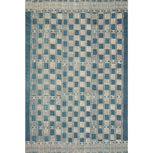 Cargar imagen en el visor de la galería, Mika Collection MIK-08 Blue / Ivory