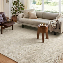 Cargar imagen en el visor de la galería, Noelle Collection NOE-04 Ivory / Ivory