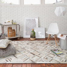 Cargar imagen en el visor de la galería, Promenade Collection PO-01 Ivory / Grey