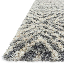 Cargar imagen en el visor de la galería, Quincy Shag Collection QC-01 Graphite / Sand