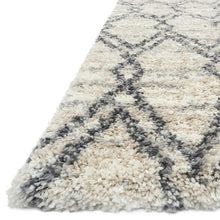 Cargar imagen en el visor de la galería, Quincy Shag Collection QC-04 Sand / Graphite