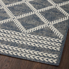 Cargar imagen en el visor de la galería, Rainier Collection RAI-05 Denim / Ivory