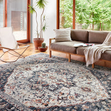 Cargar imagen en el visor de la galería, Samra Collection SAM-09 Ivory / Denim