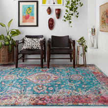 Cargar imagen en el visor de la galería, Silvia Collection SIL-02 Teal / Berry