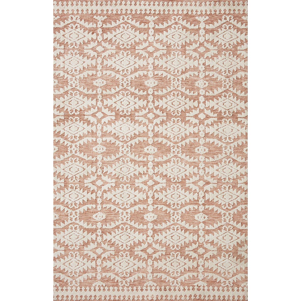 Yeshaia Collection YES-06 Terracotta / Ivory