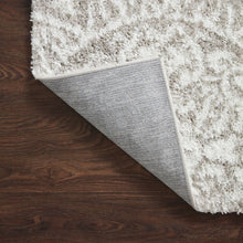 Cargar imagen en el visor de la galería, Bliss Shag Collection BLS-05 Grey / White
