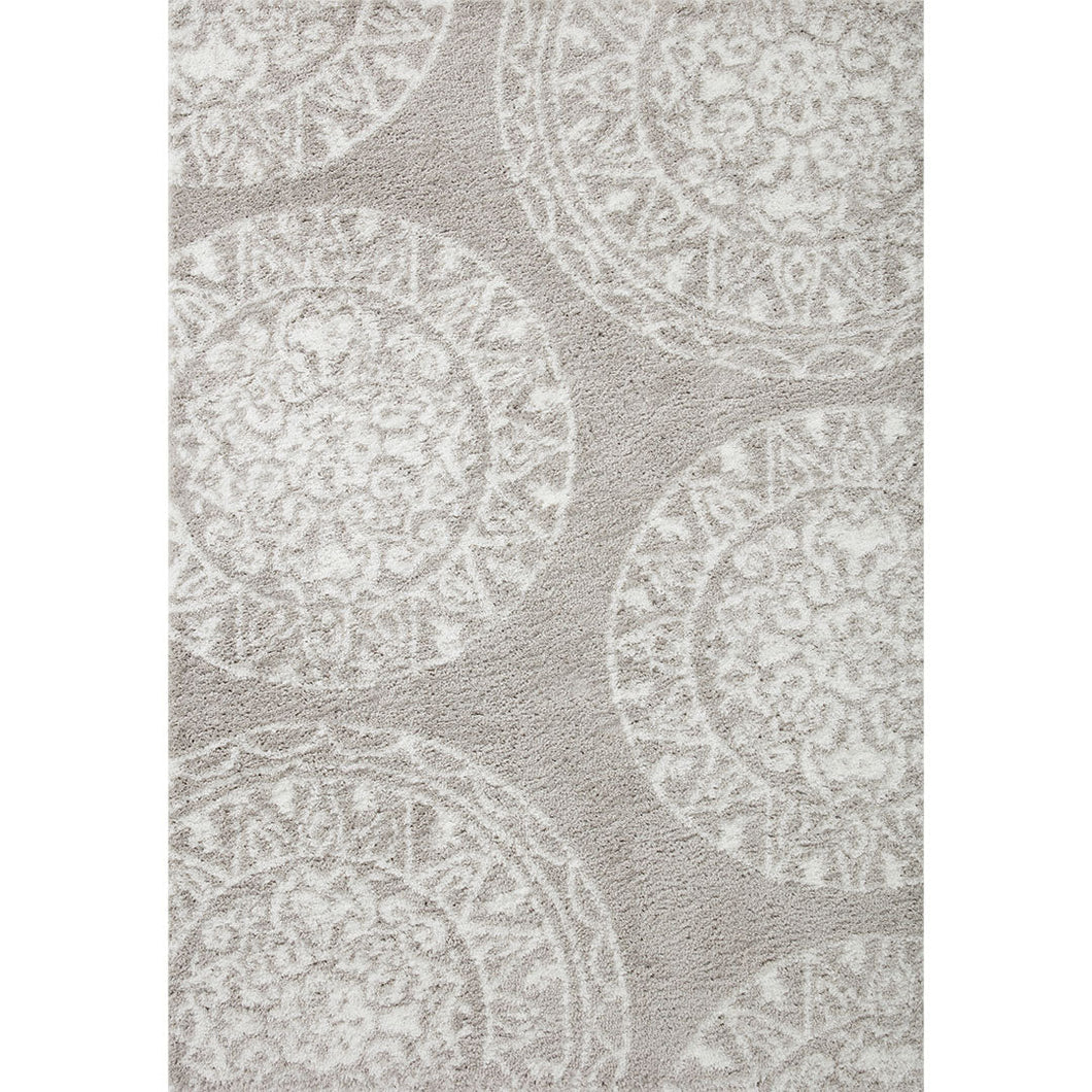 Bliss Shag Collection BLS-06 Grey / White