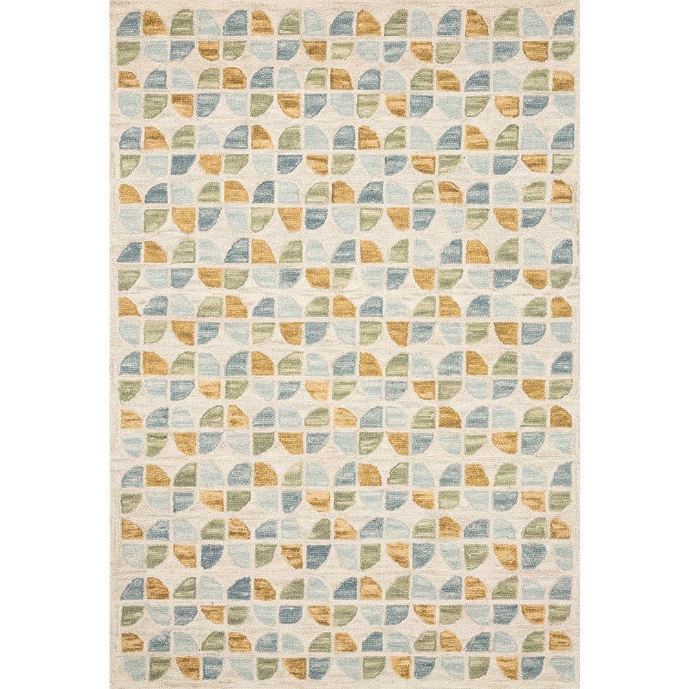 Hallu Collection HAL-04 Ivory / Sky
