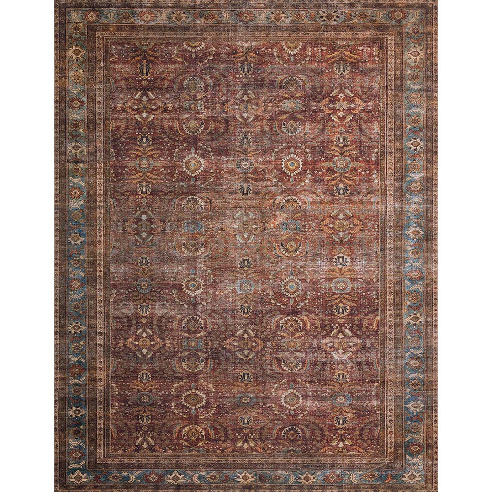 Layla Collection LAY-01 Brick / Blue