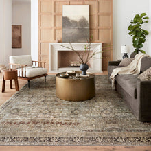 Cargar imagen en el visor de la galería, Layla Collection LAY-03 Olive / Charcoal
