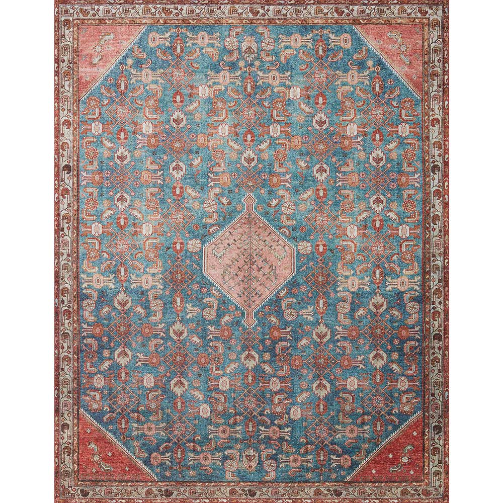 Layla Collection LAY-10 Marine / Clay