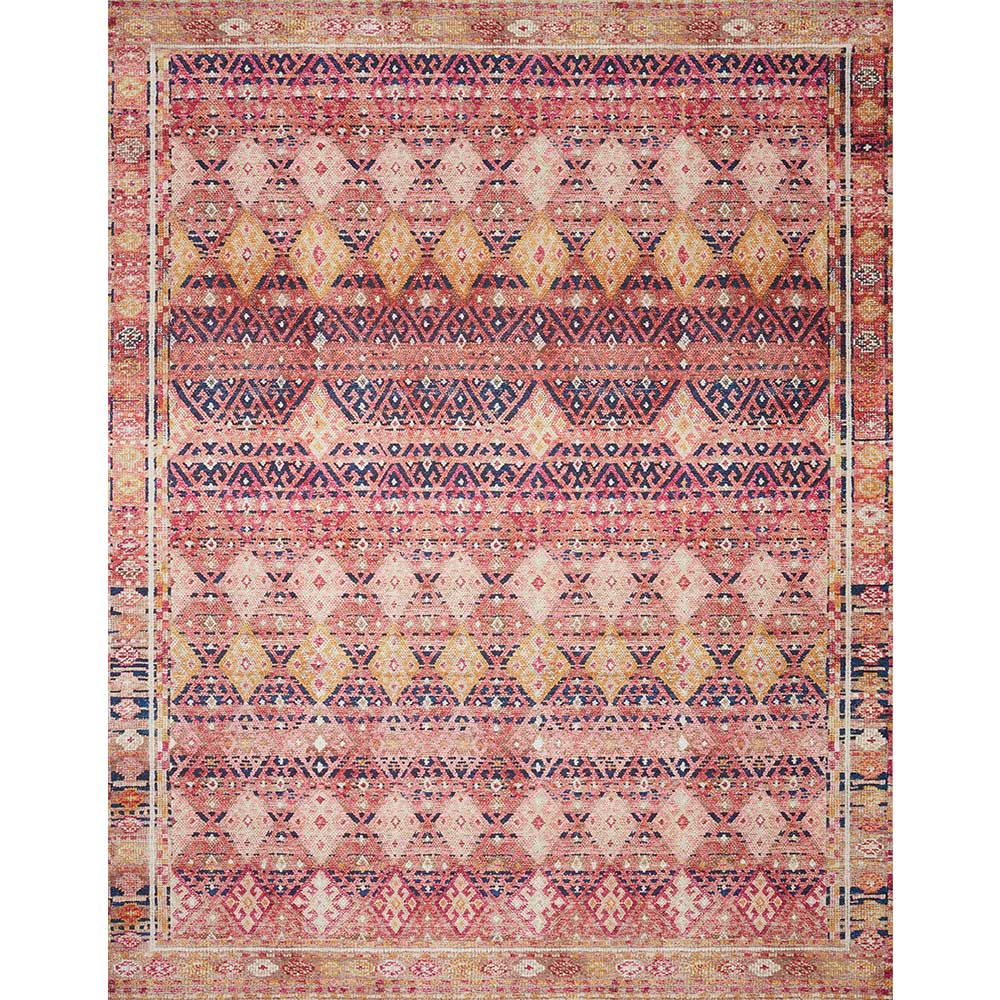 Layla Collection LAY-15 Magenta / Multi