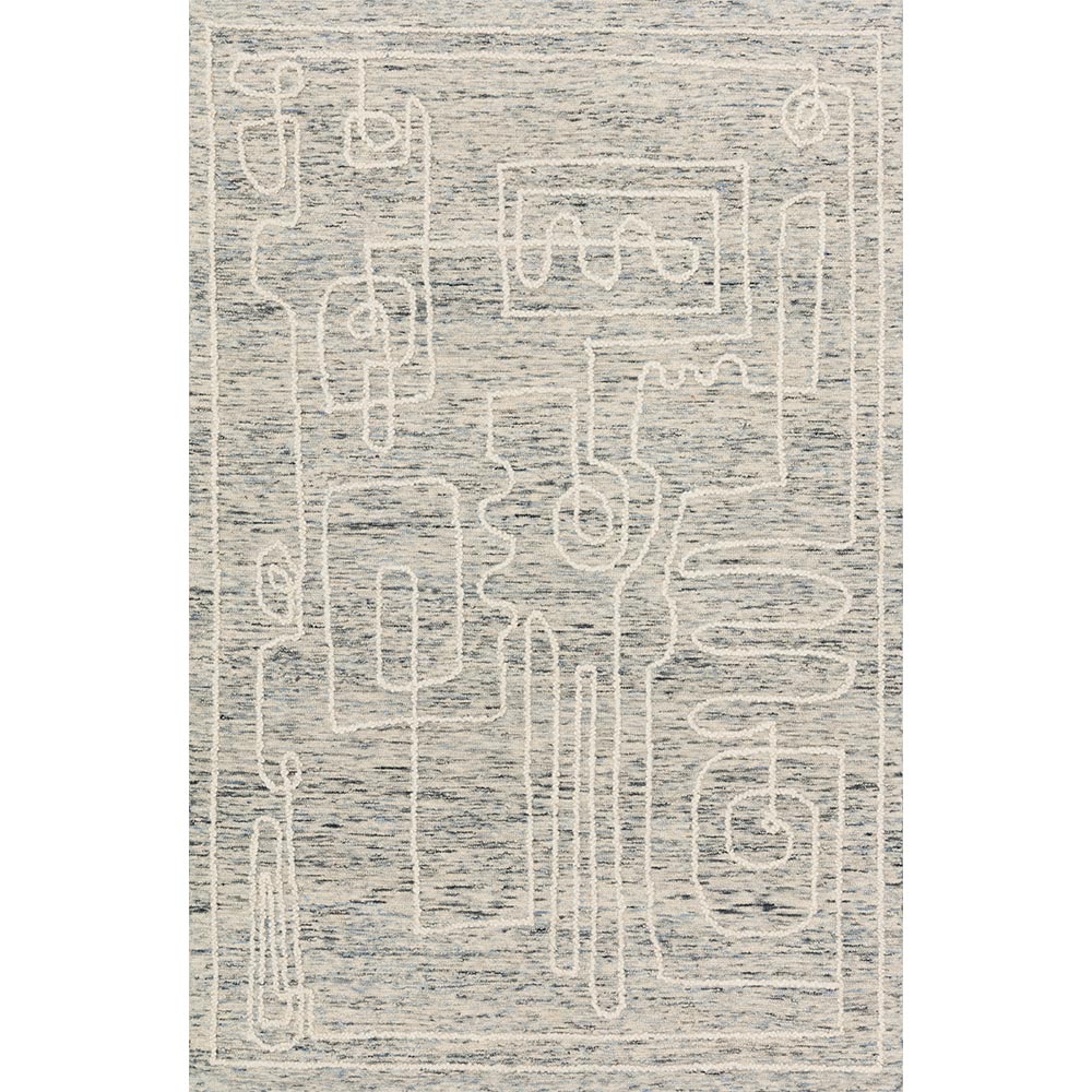 Leela Collection LEE-01 Sky / White