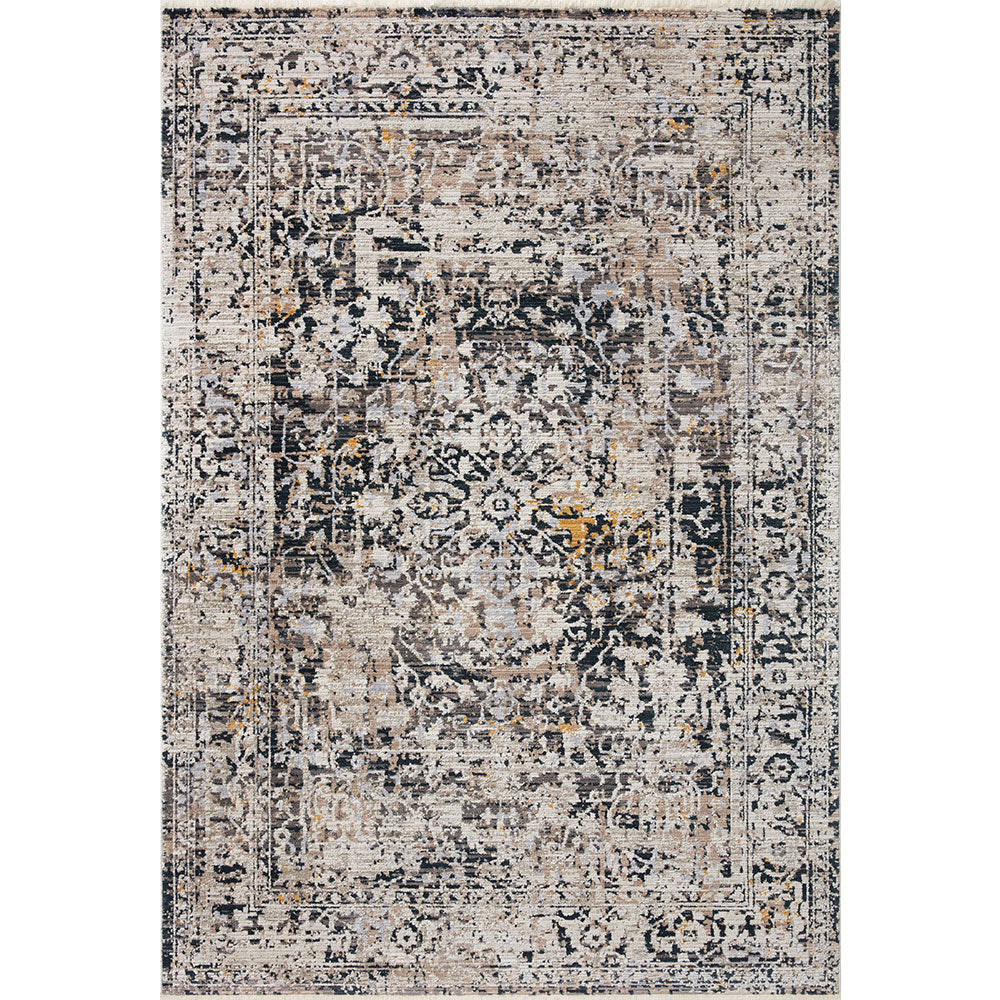 Leigh Collection LEI-03 Charcoal / Taupe