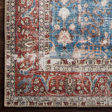 Cargar imagen en el visor de la galería, Loren Collection LQ-01 Blue / Brick
