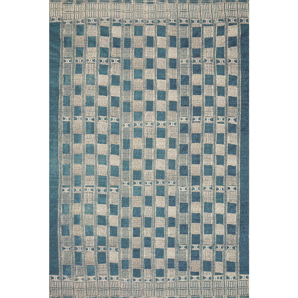 Mika Collection MIK-08 Blue / Ivory