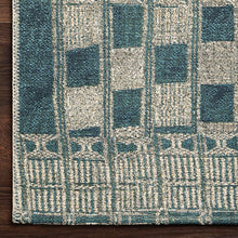 Cargar imagen en el visor de la galería, Mika Collection MIK-08 Blue / Ivory
