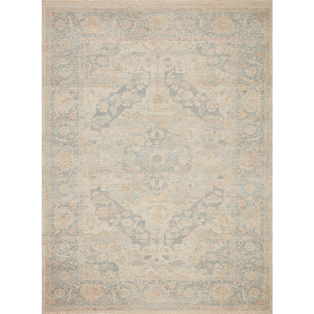 Priya Collection PRY-08 Bone / Bluestone
